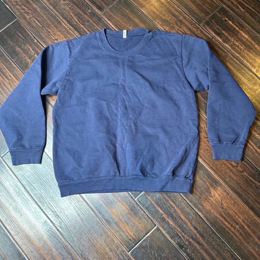 Crewneck long sleeve cotton sweater Los Angeles Apparel